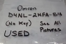 D4NL-2HFA-B4 OMRON Guard Lock Safety Door Switch Key #3