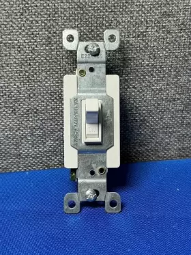CS1221W ORBIT Single Pole Toggle Switch Power Wiring