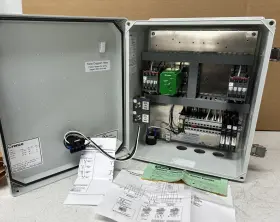 DAX1 ORENCO Duplex Pump Control Alarm Panel Pressure Sewer
