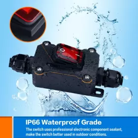 445056277212 OURUI Waterproof Inline Cord Switch Ac Dpst Lig #2