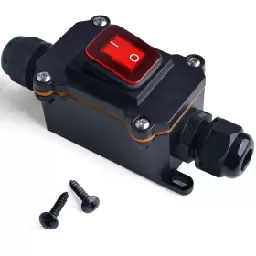 445056277212 OURUI Waterproof Inline Cord Switch Ac Dpst Lig