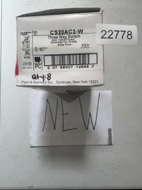 CS20AC3-W PASS SEYMOUR Legrand Switch
