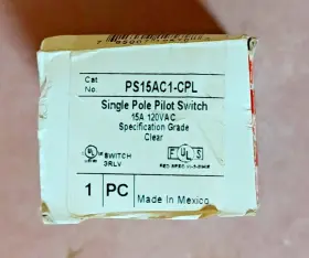 PS15AC1-CPL PASS SEYMOUR Legrand Single Pole Pilot Switch