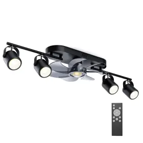 A325BK-32IN PAZALA Track Light Ceiling Fan