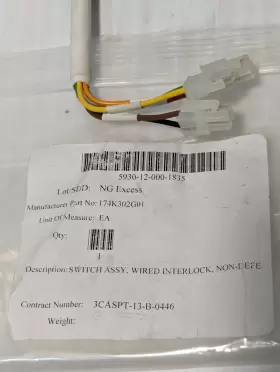 174K302G01 PCD Interlock Switch Wired Defe #3