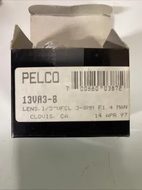 13VA3-8 PELCO Vfcl Varifocal Tv Mount Lens Bolex