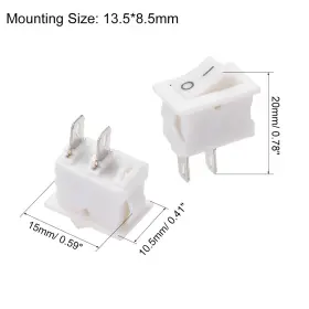680520472626 PEROUP Ac Mini Boat Rocker Switch Toggle #2
