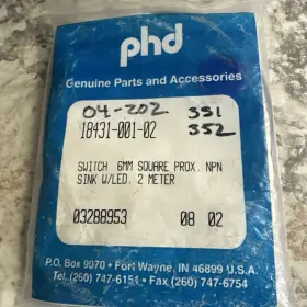 18431-001-02 PHD INC Swiss Switch Square Npn Sink Led Meter