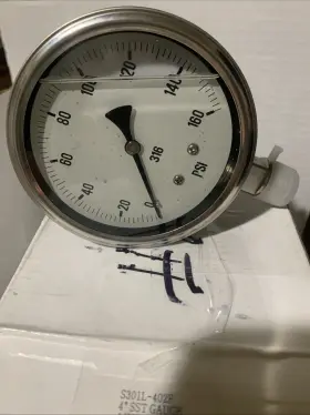 S301L-402F PIC GAUGES Water Pressure Gauge