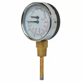 TRI-HD-302L-G PIC GAUGES Round Boiler Gauge Mnpt Steel