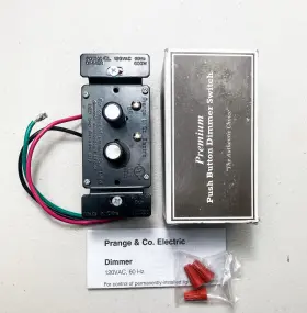 PD-1600-CL PRANGE CO Electric Push Light Switch Dimmer