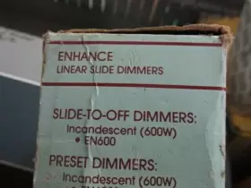 LR47846 PRESCOLITE Incandescent Slide Dimmer Single Gang #2