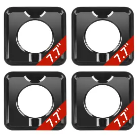 BN24 PUXYBLUE Pack Gas Drip Pans Square Burner Covers