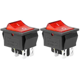 JF-0080-1 QTEATAK Dpst Position Boat Rocker Toggle Swit