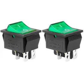 JF-0080-2 QTEATAK Dpst Position Boat Rocker Toggle Swit