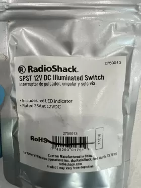 275-0013 RADIOSHACK Spst Rocker Switches #2