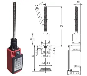 FR525M3SUB RADWELL VERIFIED SUBSTITUTE Limit Snap Action