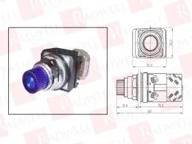 HT8GBBABF7SUB RADWELL VERIFIED SUBSTITUTE Pushbutton Switches