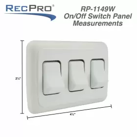 193652029427 RECPRO Rv Switch Spst Gang Bezel Electrical #3