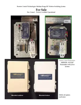 0124 REMOTE CONTROL TECHNOLOGY Wireless Switch