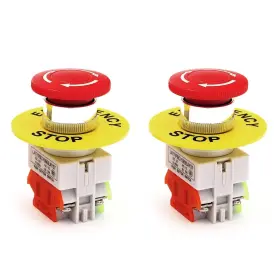 011455170684 RUOFENG Emergency Push Switch Mushroom Cap