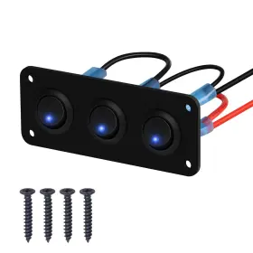 RSW31PK01 RVZONE Gang Rocker Toggle Switch Panel Led Rou