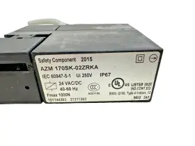 170SK-02ZRKA SCHMERSAL Azm Solenoid Interlock Vac #2
