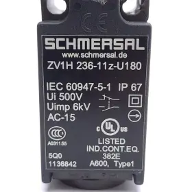 236-11Z-U180 SCHMERSAL Position Switch Roller Lever Actuator #2