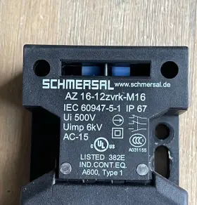 AZ16-12ZVRK-M16 SCHMERSAL Safety Door Switch #2