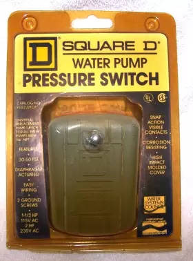 FSG2J21 SCHNEIDER ELECTRIC Square Exterior Pump Switch Nos