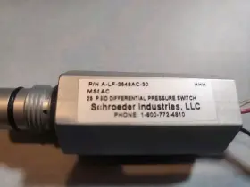 2548AC-40 SCHROEDER Differential Pressure Switch #3