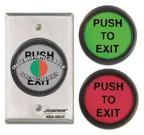 PB5E SECURITRON Push Exit Lens #2