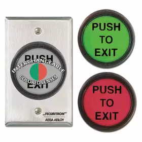 PB5E SECURITRON Push Exit Lens
