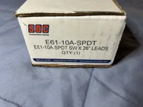 E61-10A-SPDT SECURITY DOOR CONTROLS Sdc Micro Switch Msb Bar