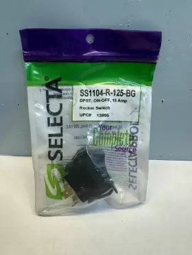 SS1104-R-125-BG SELECTA Rocker Switch Dpst