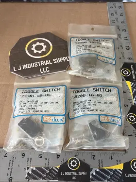 SS208-16-BG SELECTA Toggle Switches