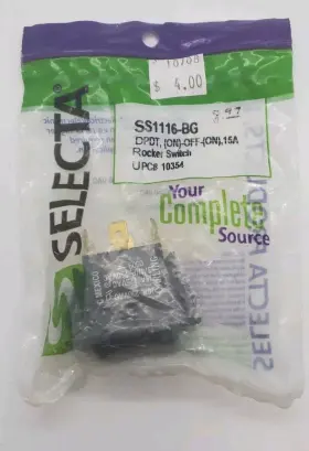 SS1116-BG SELETA Selecta Rocker Switch Amp