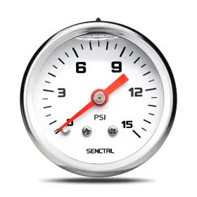 4-02-0-15 SENCTRL Fuel Dial Npt Water Pressure Gauge
