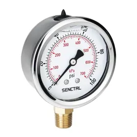 Y.6VGL04 SENCTRL Lead Glycerin Filled Water Pressure Gauge