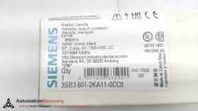 3SB3601-2KA11-0CC0 SIEMENS Round Selector Switch Unit #3