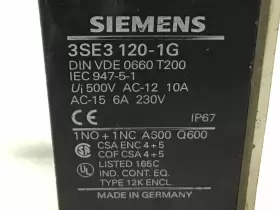 3SE3 SIEMENS Limit Switch #2