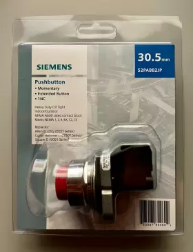 52PA8B2JP SIEMENS Pushbutton Momentary Added Kit