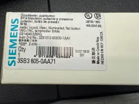 605-OAA71 SIEMENS Pushbutton Momentary Contact