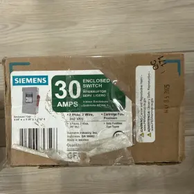 804766753596 SIEMENS Phase Fusible General Safety Switch Amp
