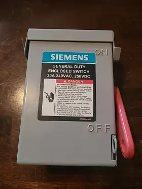 GNF221LLA SIEMENS Safety Switch General Fusible Amp
