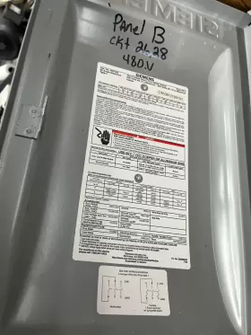 HF262 SIEMENS Phase Fusible Safety Switch Disconnect Nema Amp #3