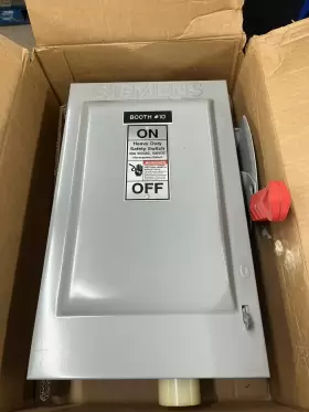 HF262 SIEMENS Phase Fusible Safety Switch Disconnect Nema Amp