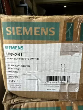HNF261 SIEMENS Fused Disconnect Safety Switch