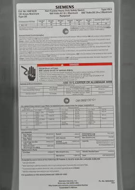 HNF363R SIEMENS Pole Wire Fused #3