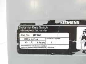 ID361 SIEMENS Switch Fuses #2